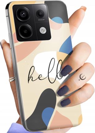 Hello Case Etui Do Xiaomi Redmi Note 13 Pro 5G Abstrakcja Kształty Case