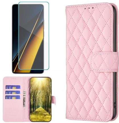 Gsm Hurt Etui Smart Soft Do Xiaomi Poco X6 Pro 5G Redmi K70E 5G Różowe Case I Szkło