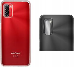 Gsm Hurt Etui Jelly Case Pokrowiec Case Do Ulefone Note 12P Bezbarwne 1 Mm I Szkło