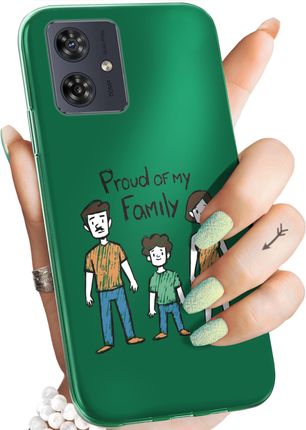 Hello Case Etui Do Motorola Moto G54 5G Rodzina Familia Dom Obudowa Pokrowiec