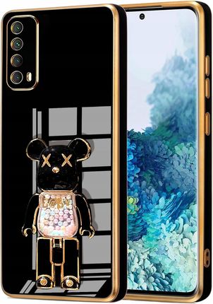 Itel Etui Glamour Do Huawei P Smart 2021 Bear Uchwyt Miś Silikon Case 6D Szkło
