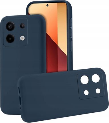 Case Etui Do Xiaomi Redmi Note 13 Pro 4G Soft Matt Silicone Szkło Szybka