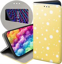 Hello Case Etui Z Klapką Do Samsung Galaxy A55 5G Kropki Grochy Bokeh Dots Case