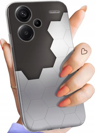 Hello Case Etui Do Xiaomi Redmi Note 13 Pro Plus 5G Szare Metallic Grey Obudowa