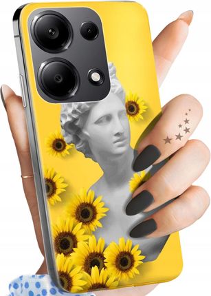 Hello Case Etui Do Xiaomi Redmi Note 13 Pro 4G Poco M6 Pro 4G Żółte Słoneczne