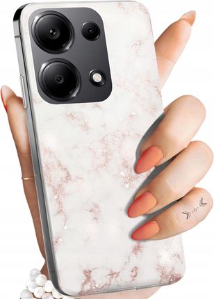 Hello Case Etui Do Xiaomi Redmi Note 13 Pro 4G Poco M6 Pro 4G Białe Kamień