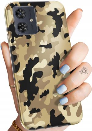 Hello Case Etui Do Motorola Moto G54 5G Moro Wojskowe Militarne Obudowa Case