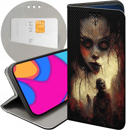 Hello Case Etui Do Motorola Moto G84 5G Halloween Zombie Dynie Czaszki Wampiry