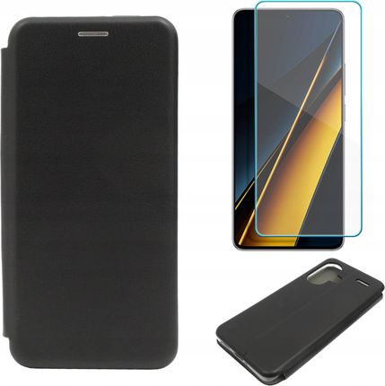 Gsm Hurt Etui Case Do Xiaomi Redmi Note 13 Pro Plus 5G Book Elegance Czarne I Szkło