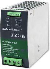 Zdjęcie Moduł UPS DC na szynę DIN Qoltec 40A 24V - Pisz