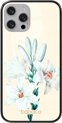 Babaco Etui Do Apple Iphone Xs Max Kwiaty 039 Premium Glass Beżowy