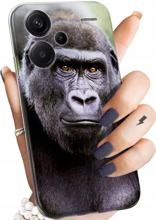 Hello Case Etui Do Xiaomi Redmi Note 13 Pro Plus 5G Małpki Małpa Nosacz Obudowa