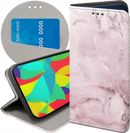 Etui Z Klapką Do Motorola Moto G84 5G Różowe Golden Rose Pudrowy Róż