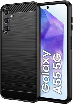 Case Plecki Do Samsung Galaxy A55 A55 5G Karbon Czarny