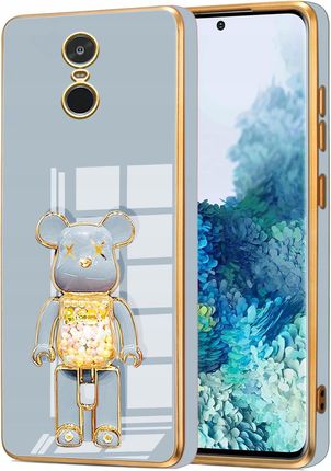 Itel Etui Glamour Do Xiaomi Redmi 5 Plus Bear Uchwyt Miś Case Silikon Szkło