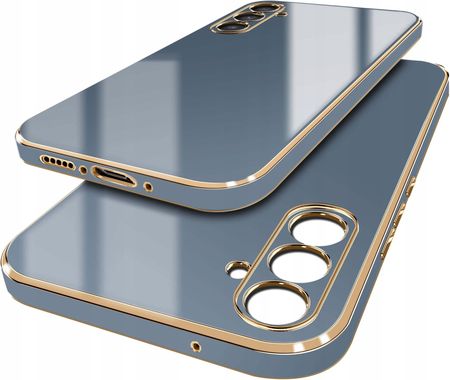 Case Etui Do Samsung Galaxy A55 A55 5G Glamour Luxury Gold Szkło Szybka