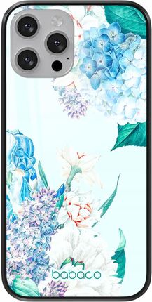 Babaco Etui Do Apple Iphone X/ Xs Kwiaty 027 Premium Glass Niebieski