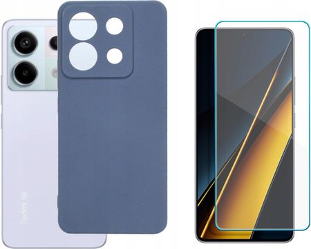 Gsm Hurt Etui Tint Case Do Xiaomi Redmi Note 13 Pro 5G Granatowe Pokrowiec I Szkło