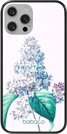 Babaco Etui Do Apple Iphone X/ Xs Kwiaty 024 Premium Glass Fioletowy