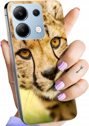 Hello Case Etui Do Xiaomi Redmi Note 13 4G Gepard Cętki Panterka Obudowa Case