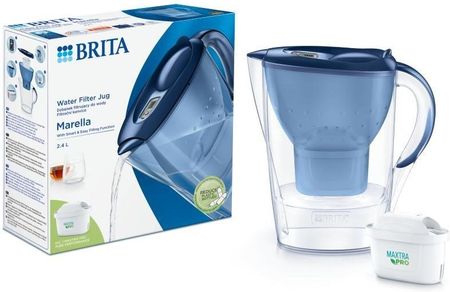 Dzbanek filtrujący BRITA Marella niebieski 2,4l niebieski + MAXTRA PRO Pure Performance