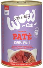 Wow Cat Rind Pute Wołowina Z Indykiem Dla Dorosłych Kotów 400G