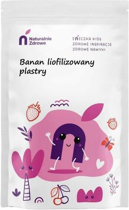 Naturalnie Zdrowe Banan Liofilizowany Plastry 30g Eneczka Kids