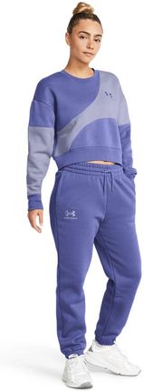 Damskie spodnie dresowe Under Armour Essential Fleece Joggers - fioletowe