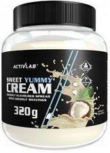 Zdjęcie Activlab Sp. Z O.O. Sweet Yummy Cream Krem O Smaku Kokosowym Wiórkami Kokosowymi 320g - Starogard Gdański
