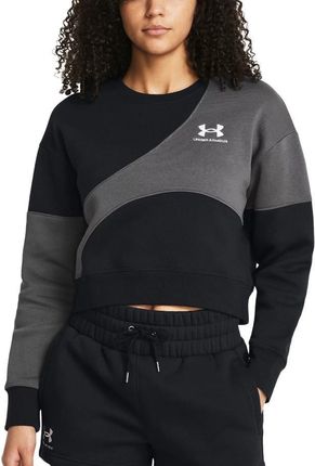 Bluza Under Armour Essential Fleece Crop Crew-BLK 1382721-001 Rozmiar S/M