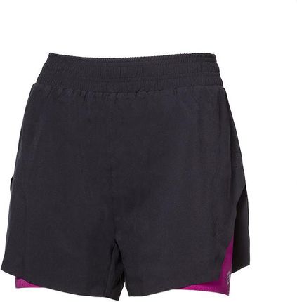 Szorty damskie Progress Carrera Shorts 2v1 Wielkość: M / Kolor: czarny/różówy
