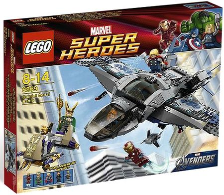 LEGO Marvel 6869 Avengers Quinjet Aerial Battle 