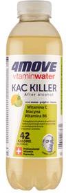 Foodcare 4Move Vitamin Water Kac Killer Napój Niegazowany Smak Ananas Grejpfrut Limonka 556ml