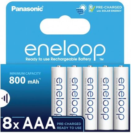 Panasonic Eneloop R3/AAA 800mAh - opak. 8 akumulatorków - eco blister (BK-4MCDE/8HH)