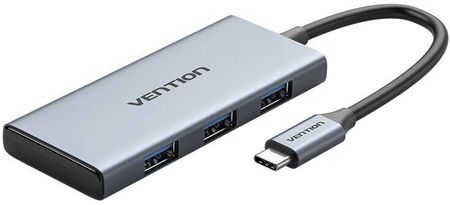 Vention Hub USB-C do HDMI, 3x USB 3.0, SD, TF TOOHB 0,15m Szary (56688)