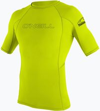 Zdjęcie O Neill Koszulka Do Pływania Męska Basic Skins Rash Guard Lime - Pruszków