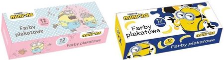 Beniamin Farby Plakatowe 12 Kolorów 20Ml Minionki