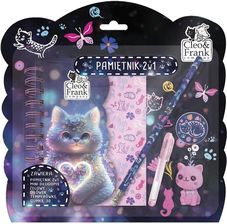 Zdjęcie Derform Pamiętnik Z Kłódką 2W1 + Przybory Cleo I Frank 43 - Piaski