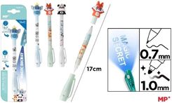 Zdjęcie Mp Main Paper Długopis Szpiegowski Uv 0.7/1.0Mm Zwierzątka Mix - Sierpc
