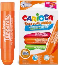 Zdjęcie Carioca Farby w sztyfcie Temperello 6 kolorów neon  - Goleniów