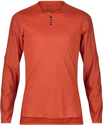 Koszulka Rowerowa Z Długim Rękawem Fox Flexair Pro Pomarańczowy
