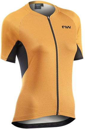 Northwave Force Evo Women Jersey Short Sleeve Golf Ochre Xs