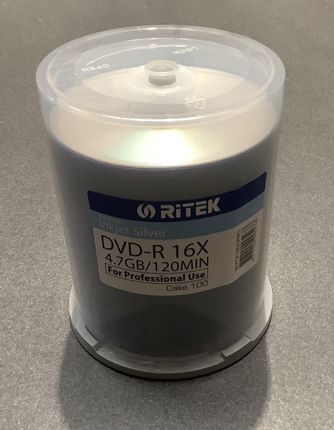 Traxdata RITEK DVD-R 47GB 16X 100x 907CK100ISPRO (TRDPS100PRO)