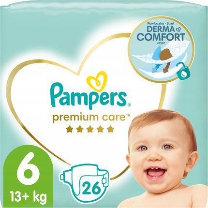 Pampers Premium Care Pieluszki Rozmiar 6, 13+ kg 26 szt.