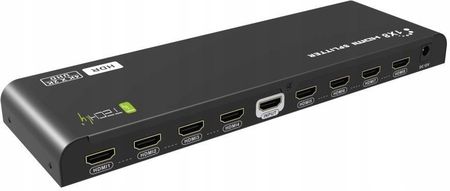 Techly Splitter HDMI2-4K8HDR HDMI 1x8 4K 60Hz HDR EDID aktywny