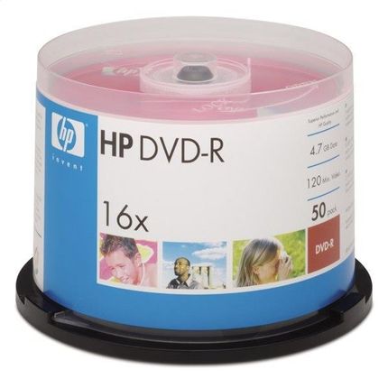 Hp DVD-R 4.7GB 16X cake x50 69316 (HPD1650)