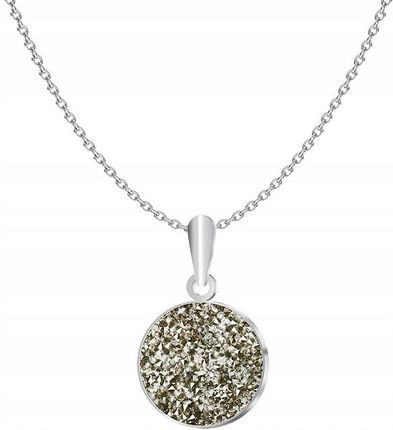 Naszyjnik Srebrny z Kryształami 925 Prezent Urodziny Biżuteria Srebro 925 DEDYKACJA GRATIS