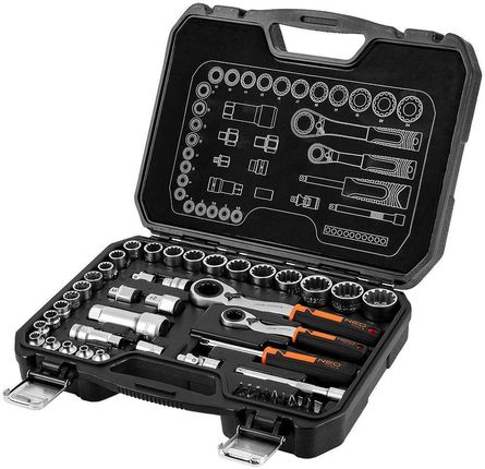 Neo Zestaw Nasadek Przelotowych 46szt. 10019