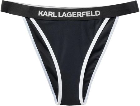Damski Dół stroju kąpielowego Karl Lagerfeld Bikini Bottoms W/ Logo Elastic 230W2235-999 – Czarny