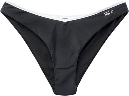 Damski Dół stroju kąpielowego Karl Lagerfeld Karl Dna Binding Bottoms 230W2203-999 – Czarny